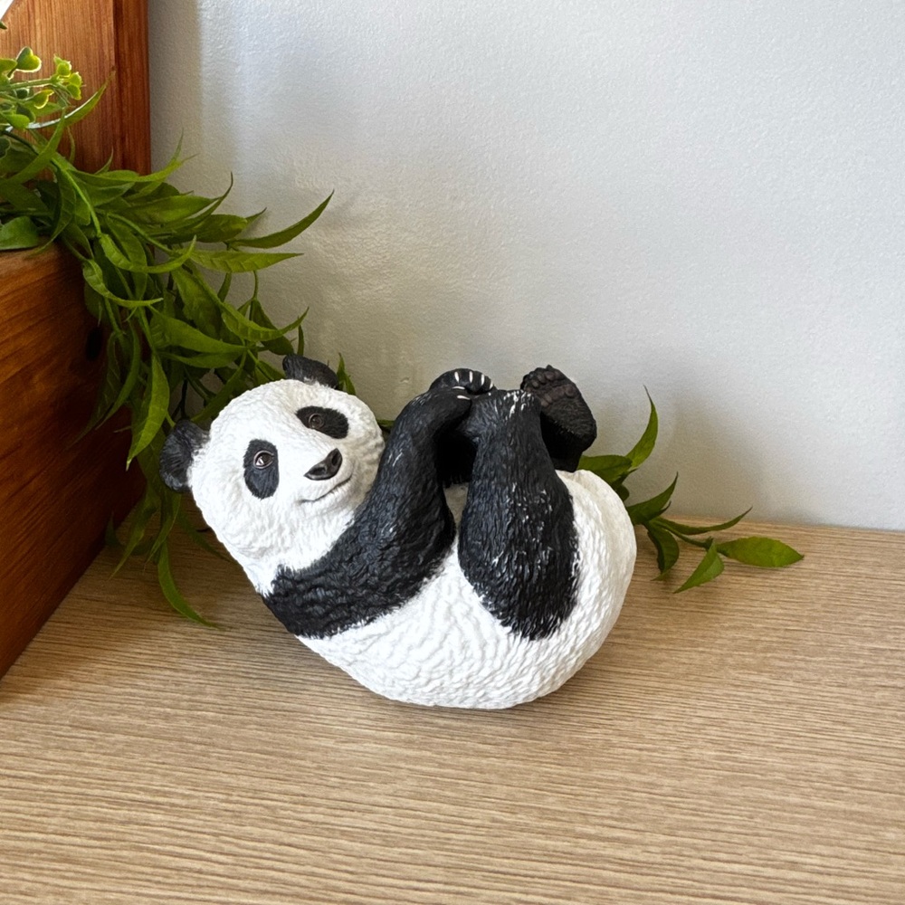Adorable Black and White Lenox Panda Figurine